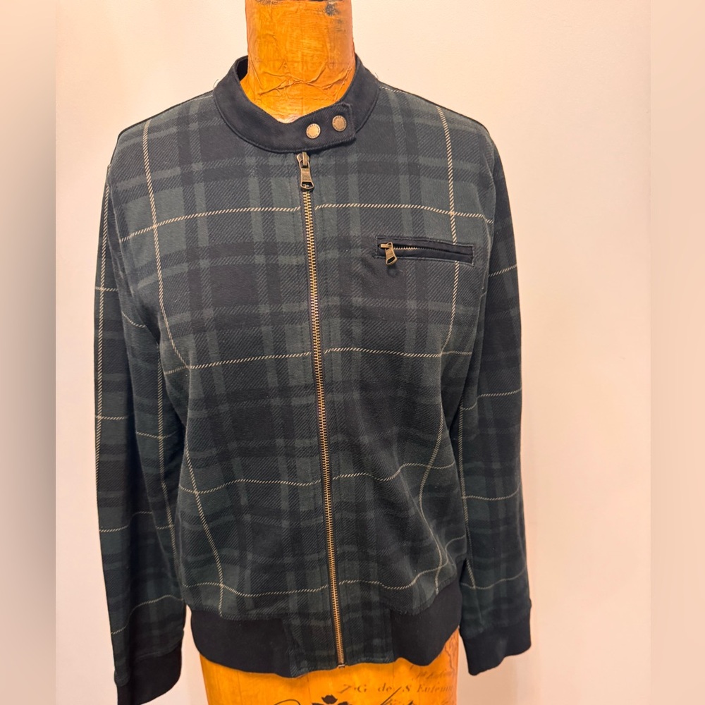 Vintage Ralph Lauren Plaid Bomber Jacket M